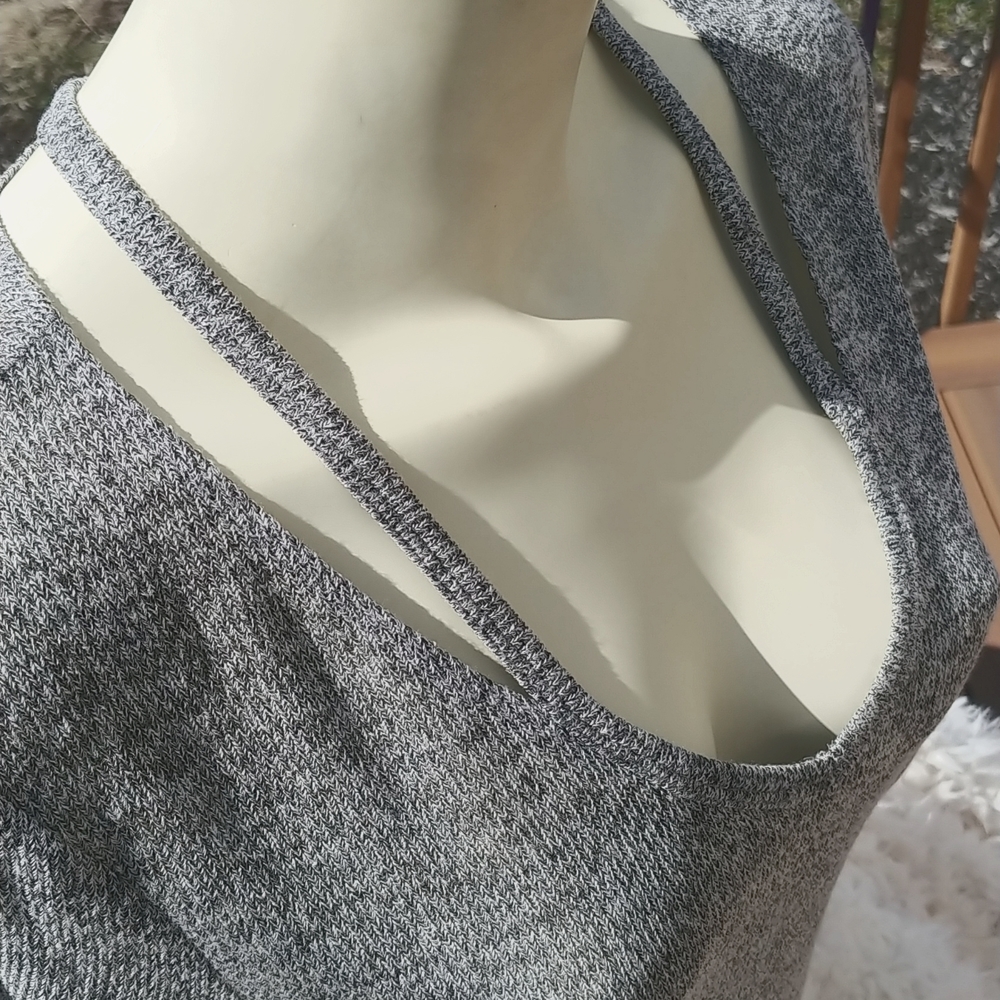 EXPRESS One Eleven Boxy Tee with Strappy Detail - Picture 2 of 7